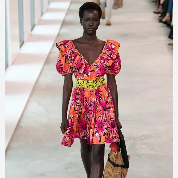 Michael Kors Collection Floral Dress